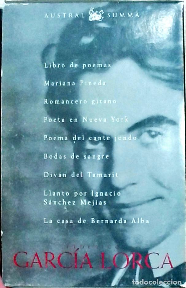 Livres: Obras selectas: Libro de poemas. Mariana Pineda. Romancero gitano. Poeta en Nueva York. Poema del ca