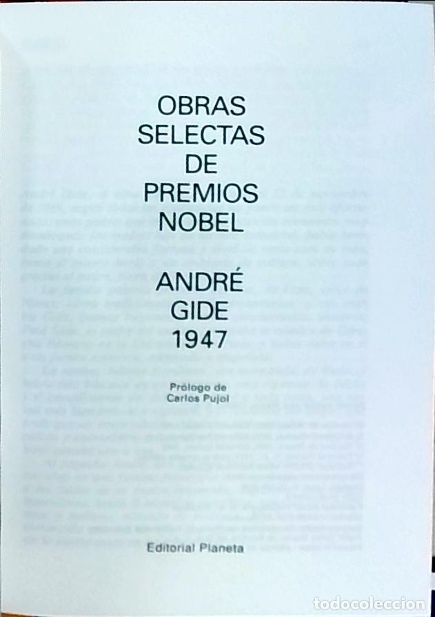 B&uuml;cher: El inmoralista. Los monederos falsos. La puerta estrecha - Gide, Andr&eacute;: