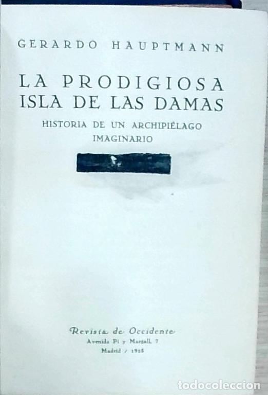 books: La prodigiosa isla de las damas: historia de un archipi&eacute;lago imaginario - Hauptmann, Gerardo: