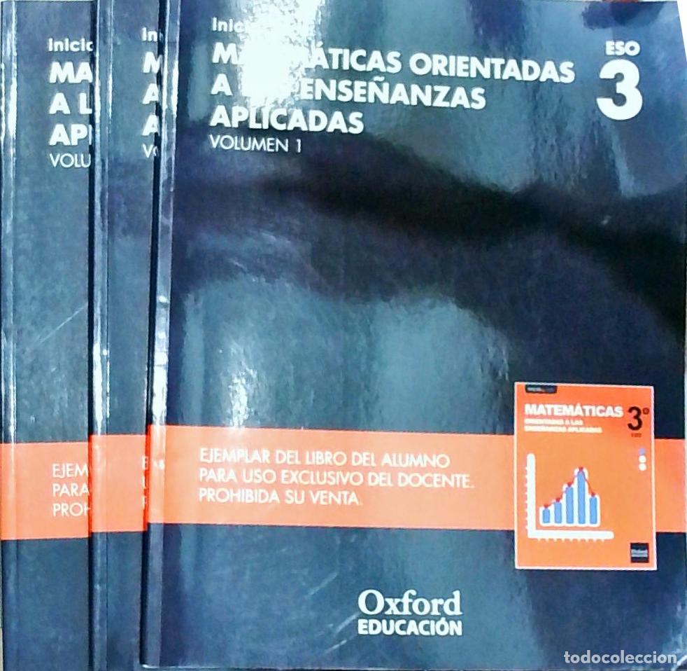 Libros: Matem&aacute;ticas orientadas a las ense&ntilde;anzas aplicadas - Lucas Benedicto, Mercedes; Rodr&iacute;guez Rodr&iacute;guez,