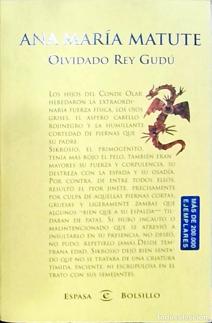 B&uuml;cher: Olvidado rey Gud&uacute; - Matute, Ana Mar&iacute;a: