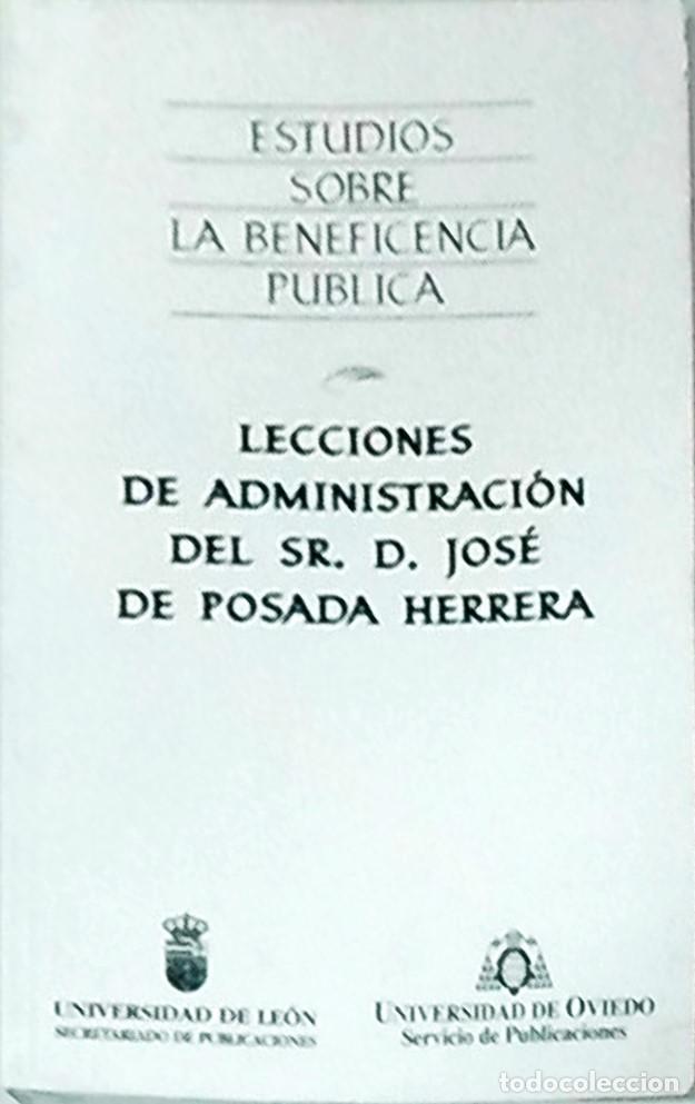 books: Estudios sobre beneficencia p&uacute;blica. Lecciones de administraci&oacute;n de .... Tomo IV. FACSIMIL de la edi