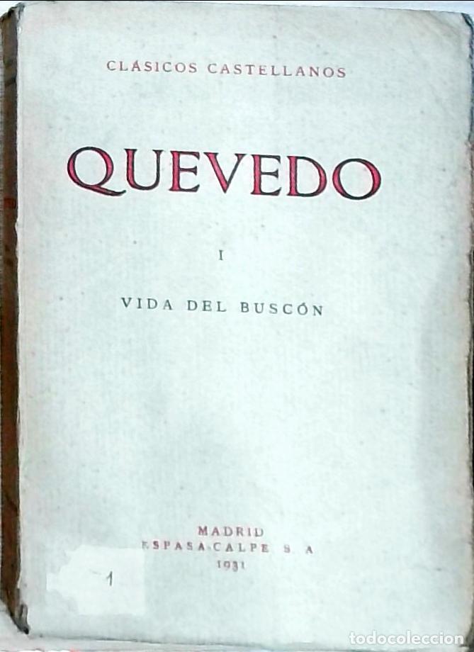 Libri di seconda mano: Vida del Busc&oacute;n. Tomo I - Quevedo, Francisco de: