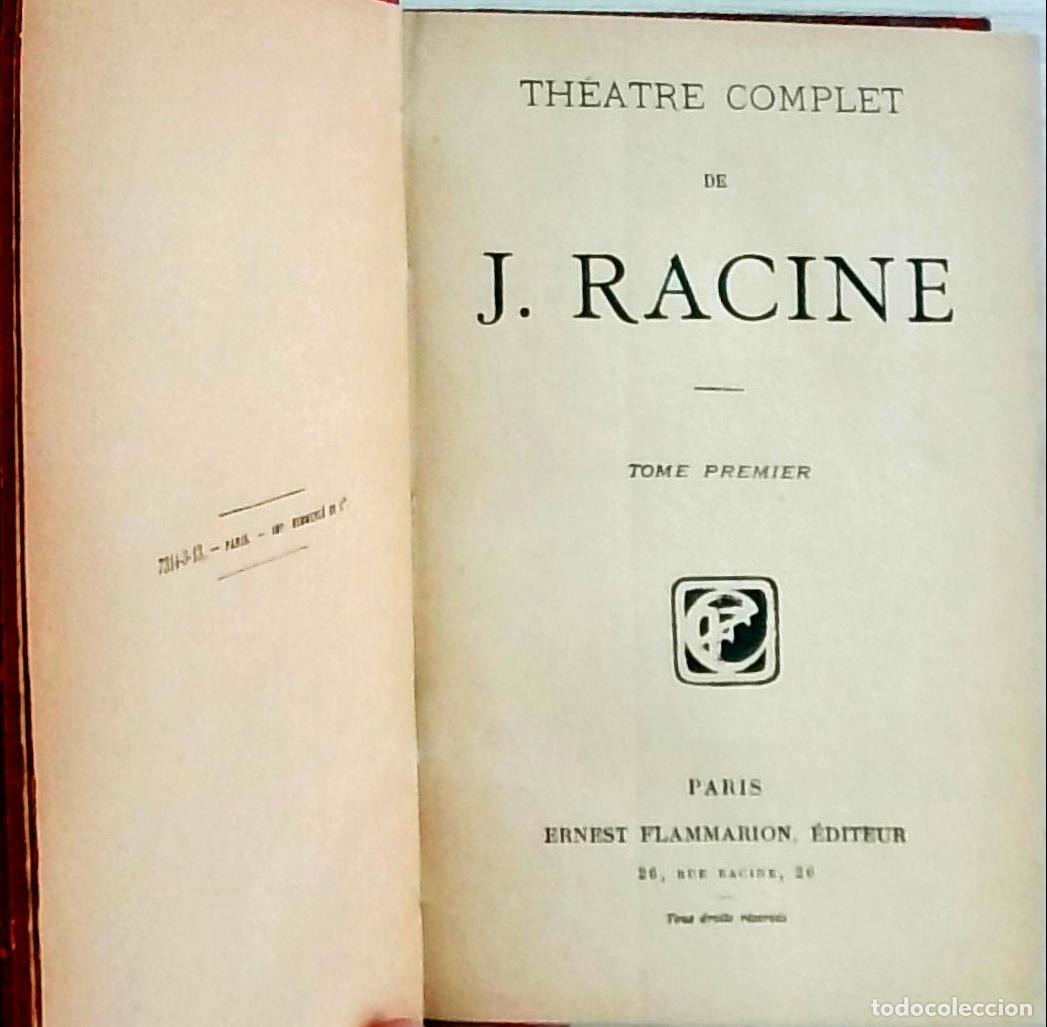 Libros: Theatre complet. Tome premier - Racine, J.: