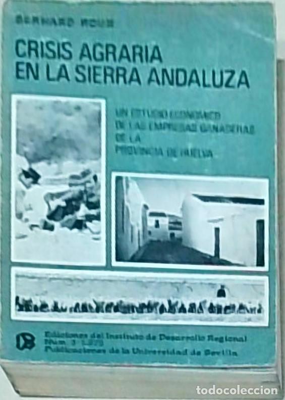 Libros: Crisis agraria en la Sierra Andaluza. Un estudio econ&oacute;mico de las empresas ganaderas de la provincia