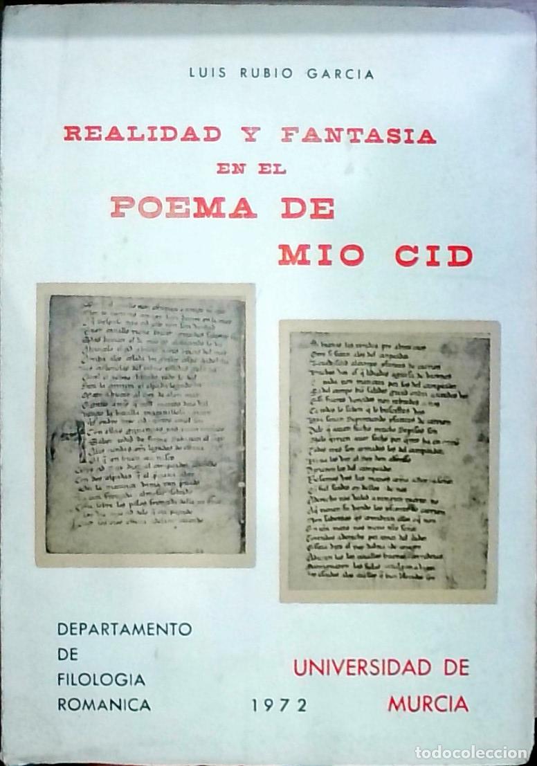 Libros: Realidad y fantas&iacute;a en el Poema de M&iacute;o Cid - Rubio Garc&iacute;a, Luis: