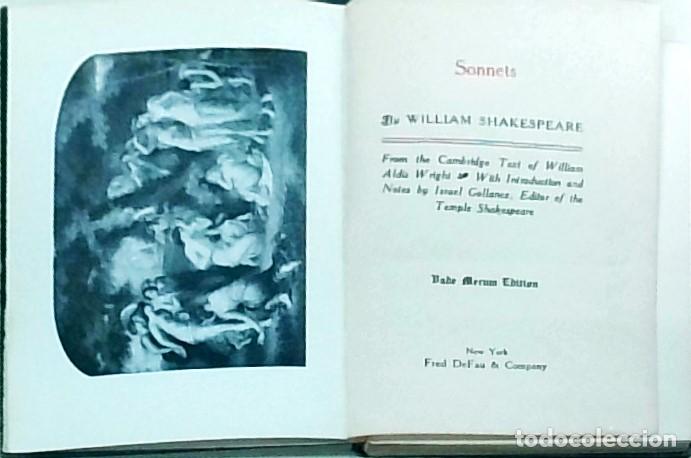 Libros: Sonnets - SHAKESPEARE, William: - Foto 1