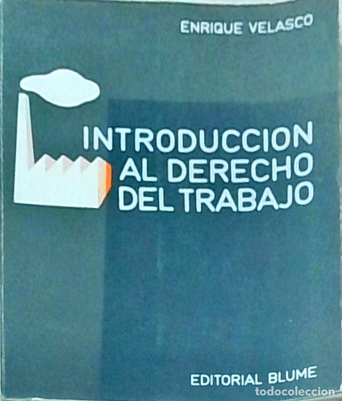 Livros em segunda m&atilde;o: Introducci&oacute;n al derecho del trabajo - VELASCO, Enrique: