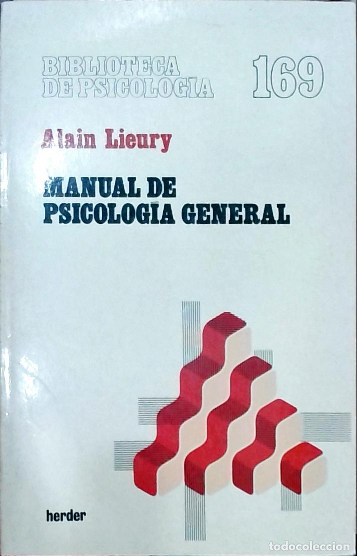 Libros: Manual de psicolog&iacute;a general - Alain Lieury: - Foto 1
