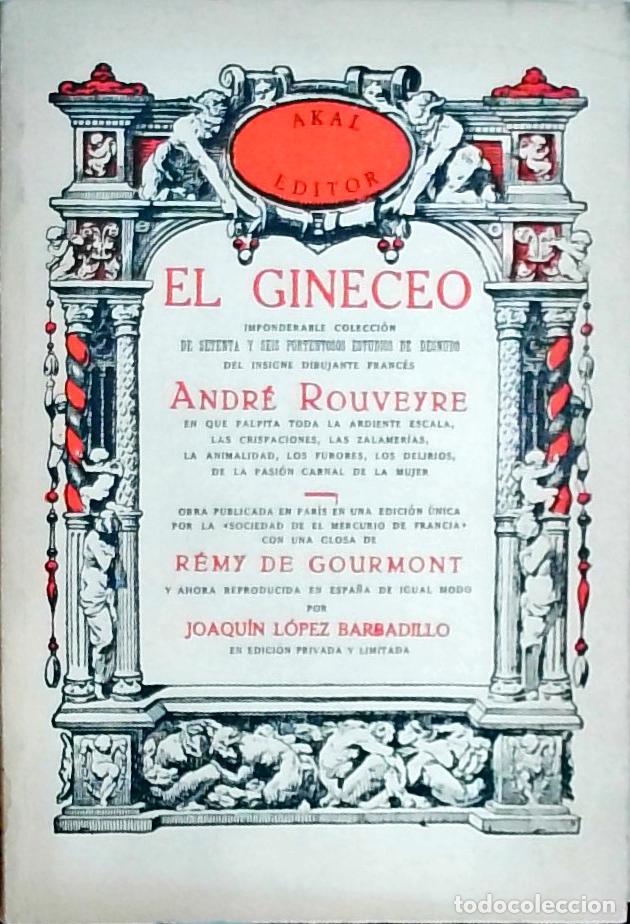 B&uuml;cher: El gineceo (Imponderable colecci&oacute;n de setenta y seis portentosos estudios de desnudo) - Andr&eacute; Rouvey