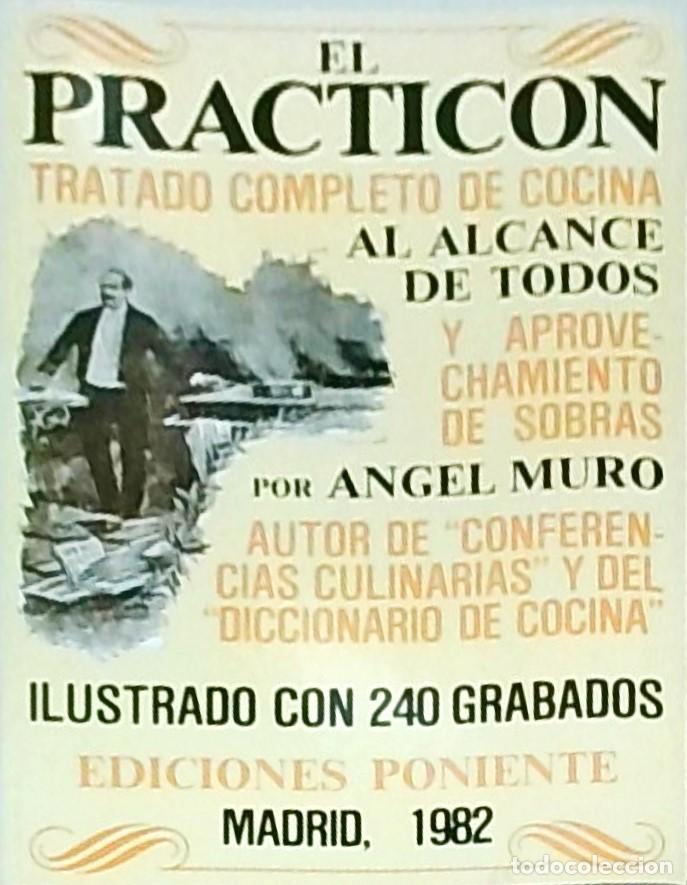 Livros em segunda m&atilde;o: El Practic&oacute;n. Tratado completo de cocina al alcance de todos y aprovechamiento de sobras - &Aacute;ngel Mur
