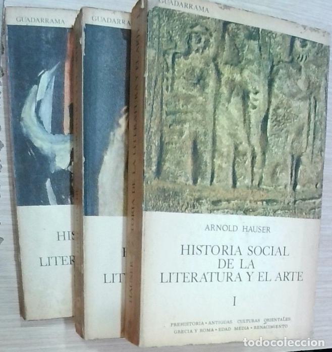 Libri di seconda mano: Historia social de la literatura y el arte. 3 tomos - Arnold Hauser: