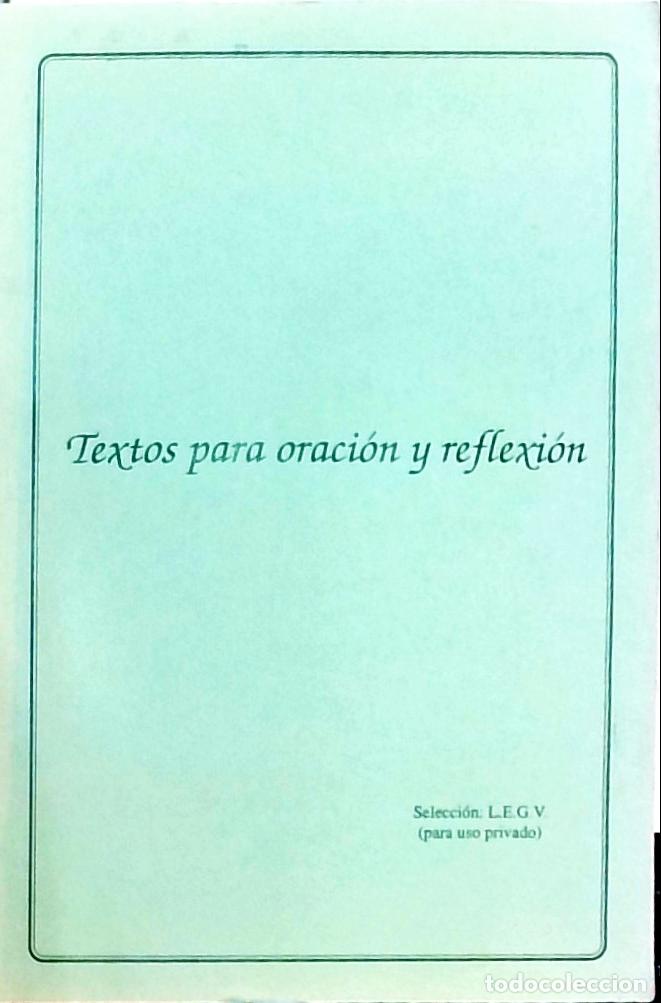 Libri di seconda mano: Textos para oraci&oacute;n y reflexi&oacute;n: para uso privado - Autores Varios:
