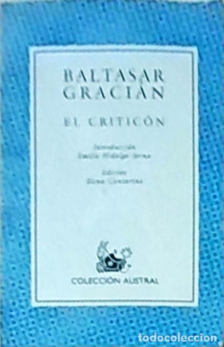 Libros: El Critic&oacute;n - Baltasar Graci&aacute;n: - Foto 1