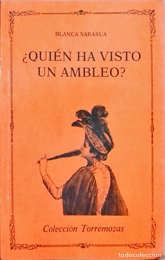 Livros em segunda m&atilde;o: Qui&eacute;n ha visto un ambleo? - Blanca Sarasua: