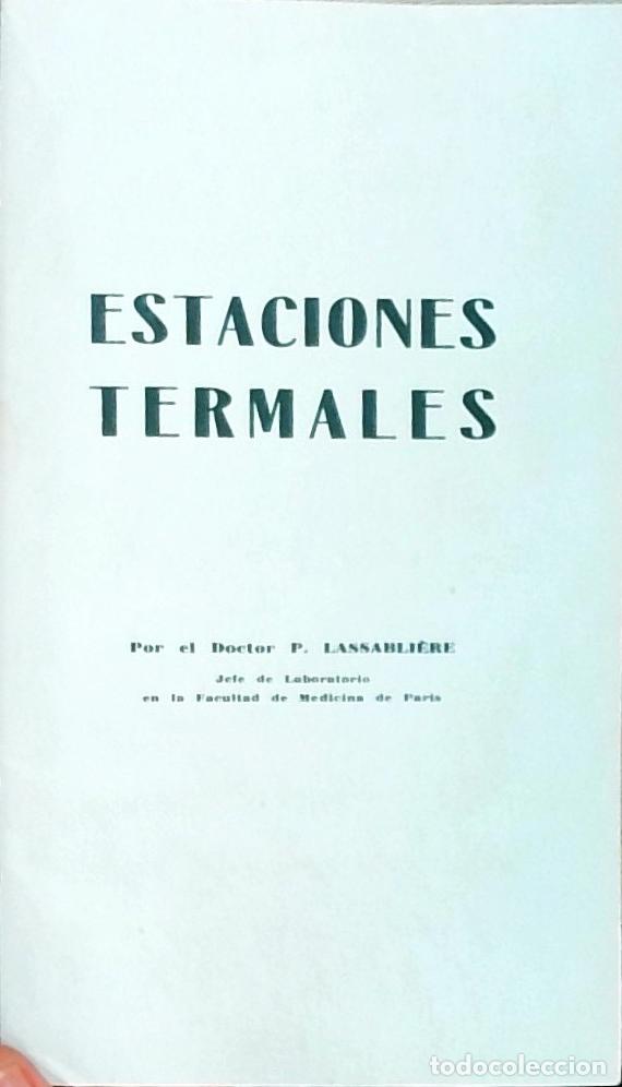 Livros em segunda m&atilde;o: Estaciones termales - Doctor P. Lassabli&egrave;re: