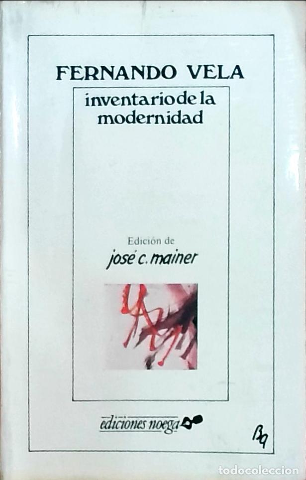 Libros: Inventario de la modernidad - Fernando Vela: - Foto 1