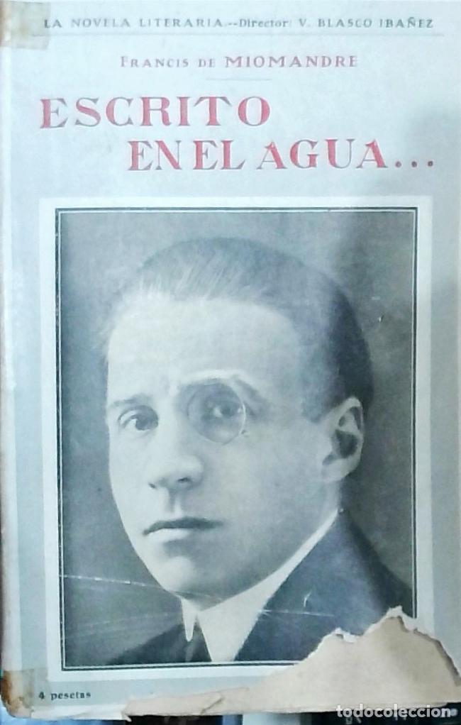 Libros: Escrito en el agua... - Francis de Miomandre: - Foto 1