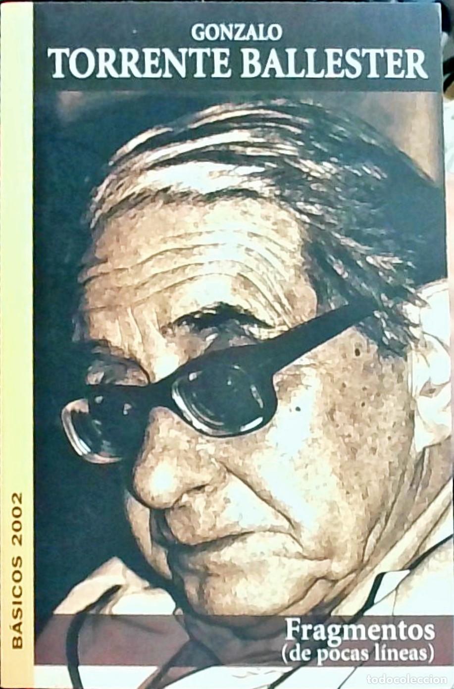 Libros: Fragmentos (de pocas l&iacute;neas) - Gonzalo Torrente Ballester: