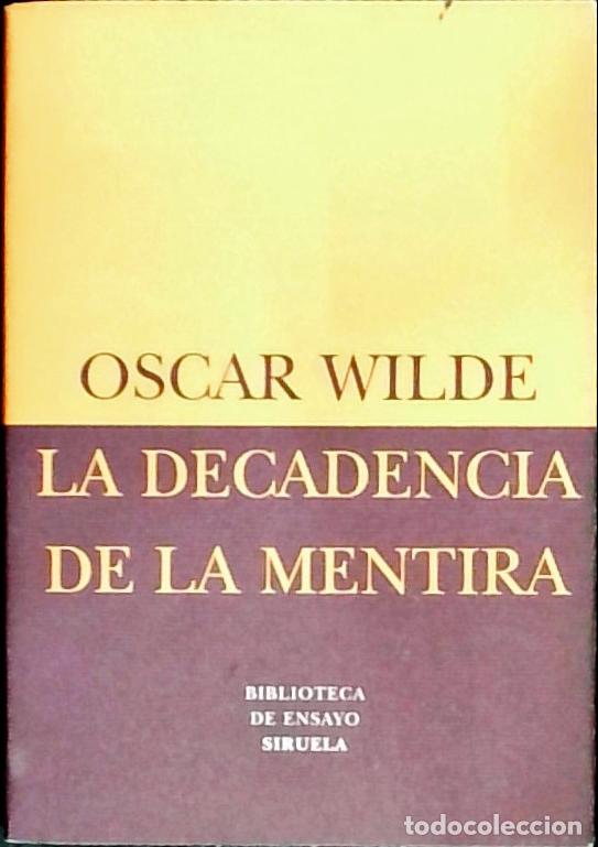 Libri di seconda mano: La decadencia de la mentira - Oscar Wilde: