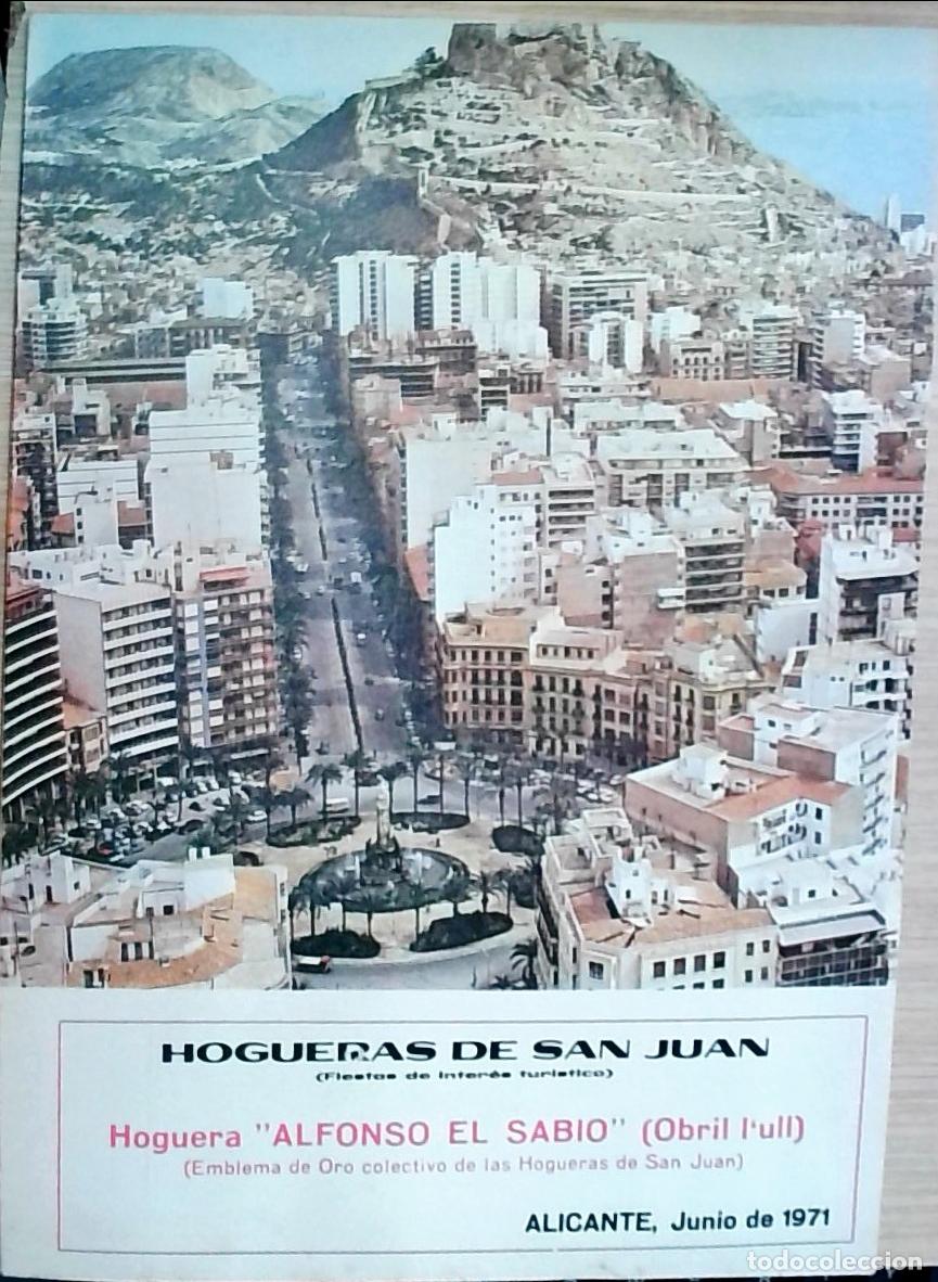 Libros: San Juan. Hoguera Alfonso El Sabio (Obril lull), Junio - PROGRAMA: - Foto 1