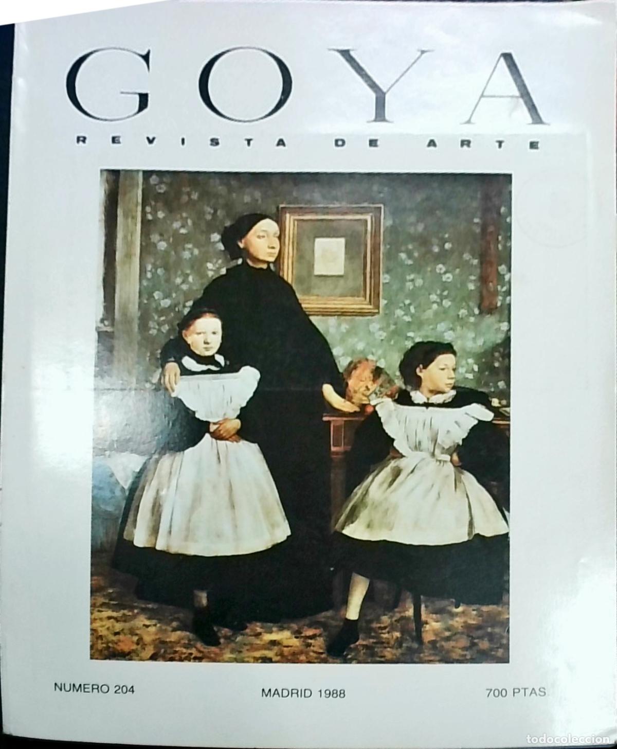 B&uuml;cher: Goya: Revista de Arte N&uacute;mero 204 - REVISTA: