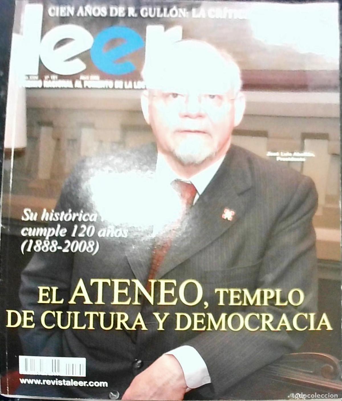 Libros: Leer n&ordm; 191: El Ateneo, Templo de Cultura y Democracia - REVISTA: