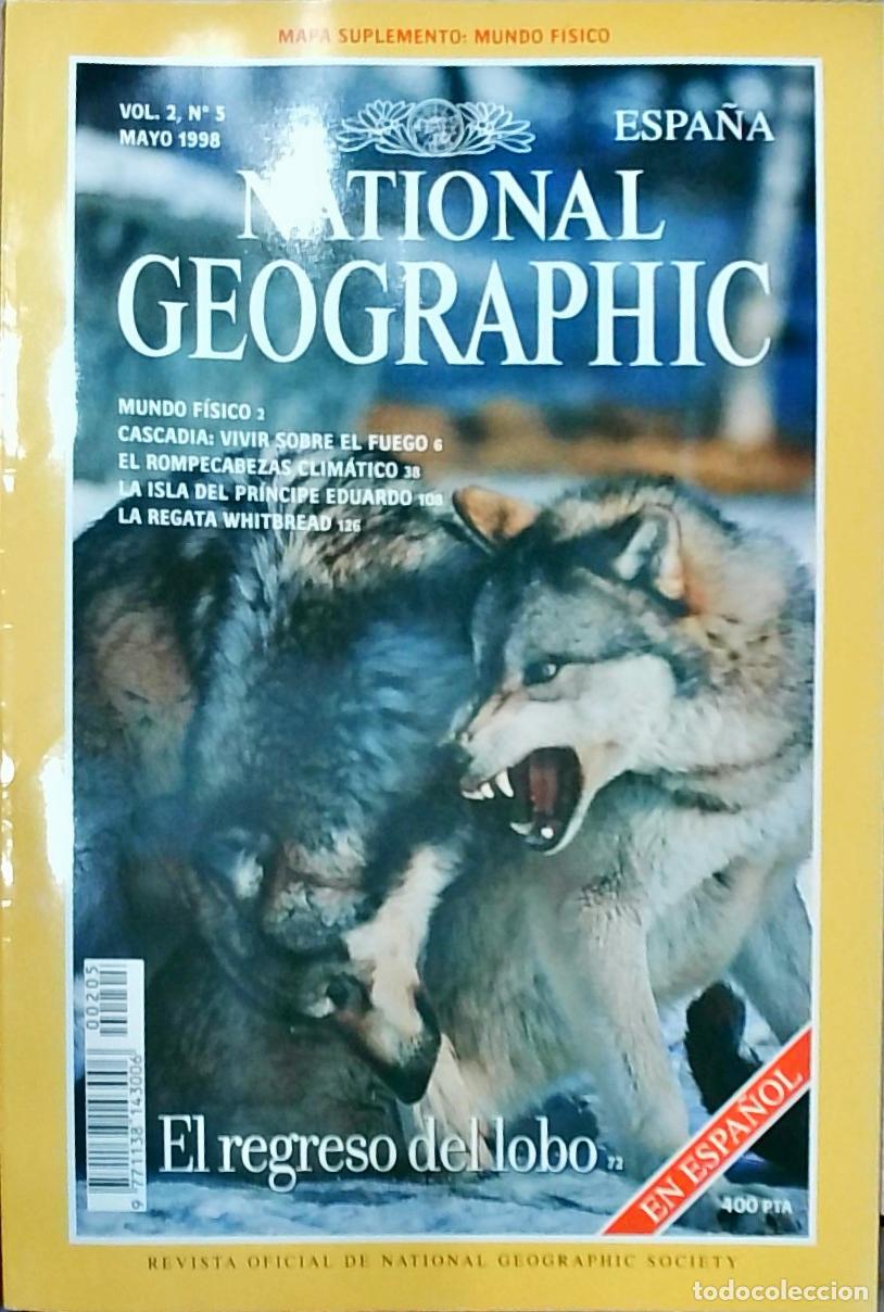 Libros: Nationa Geographic Espa&ntilde;a. Mayo: El regreso del lobo - REVISTA: