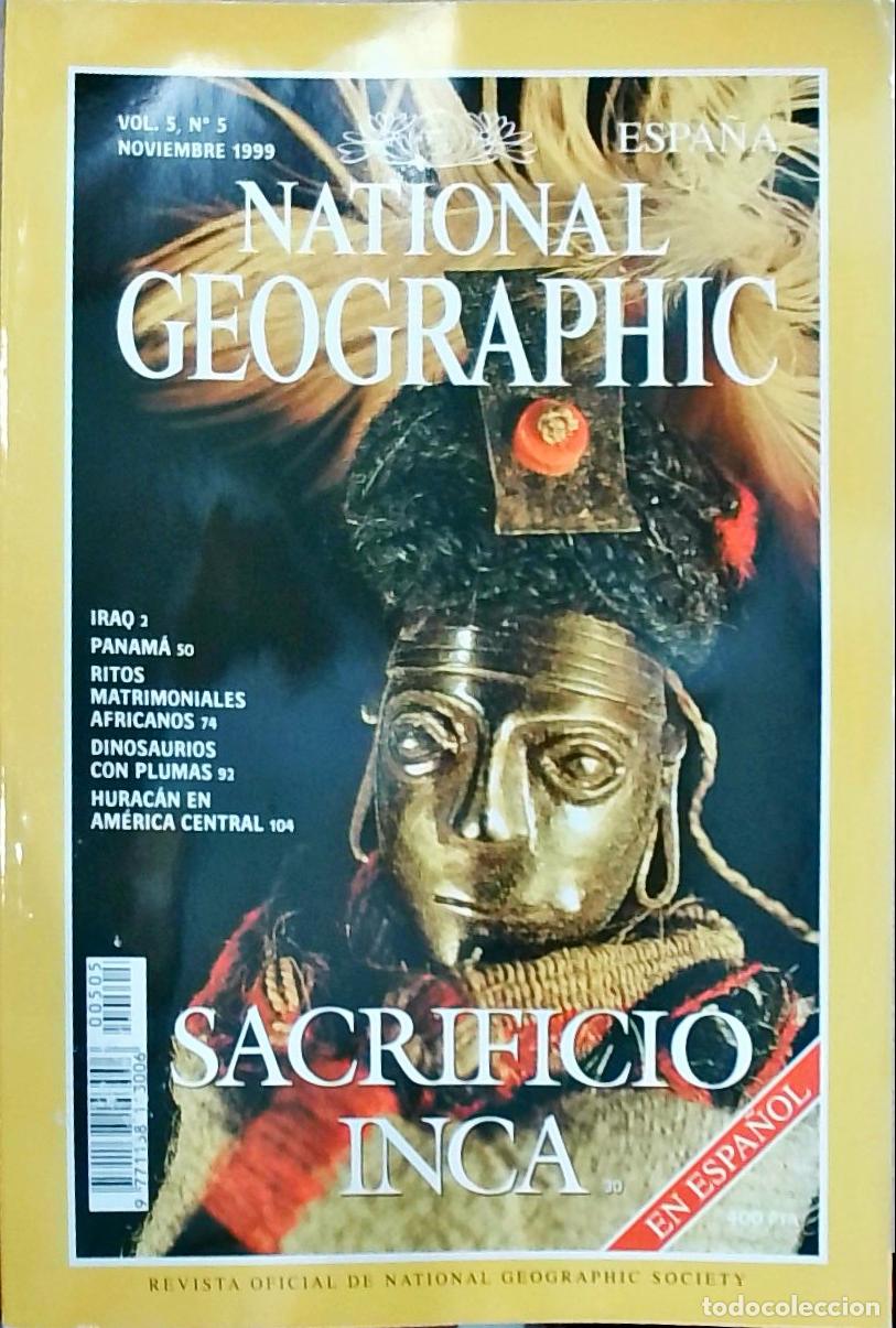Libros: Nationa Geographic Espa&ntilde;a. Noviembre: Sacrificio Inca - REVISTA:
