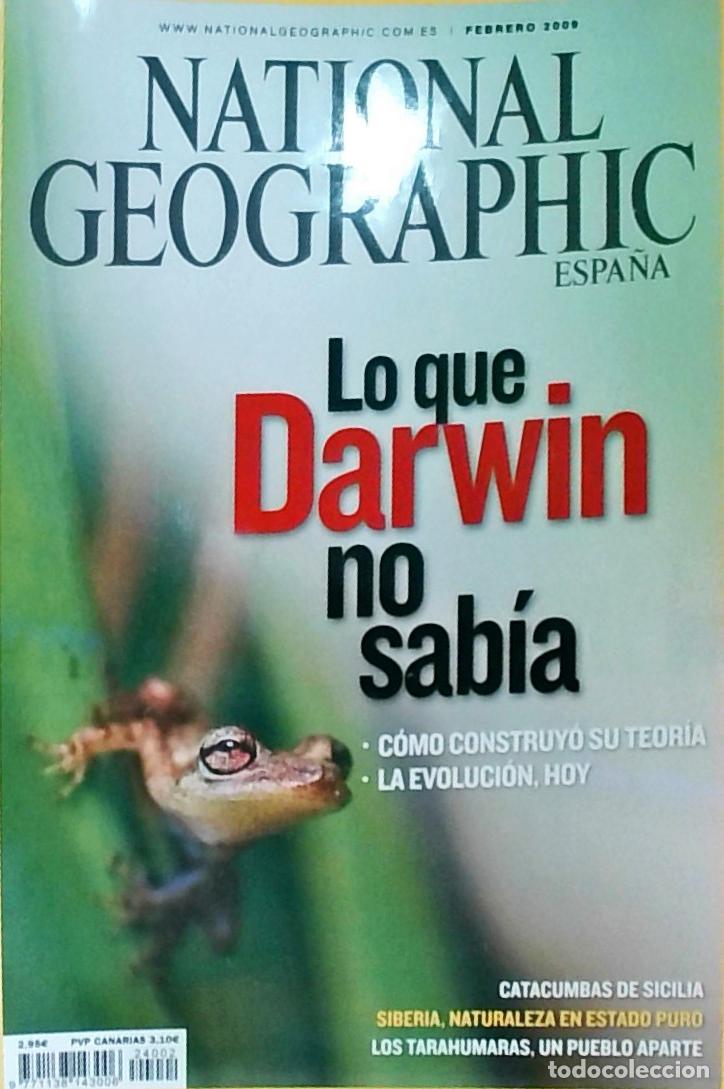 Libros: National Geographic Espa&ntilde;a, Febrero, vol. 24, n&ordm; 2. Lo que Darwin no sab&iacute;a. Catacumbas en Sicilia.