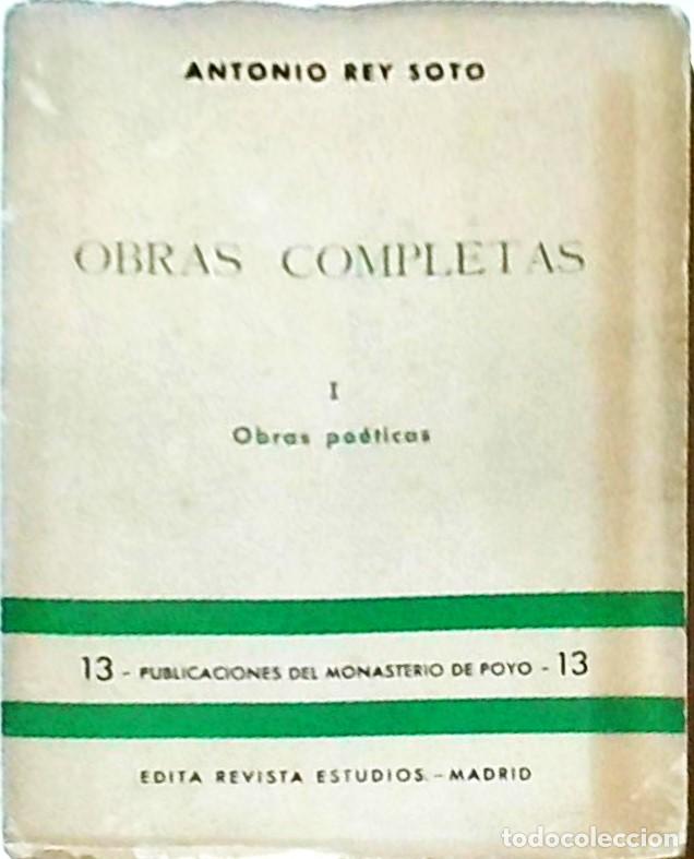 Libri di seconda mano: Obras completas. Tomo I. Obras po&eacute;ticas - REY SOTO, Antonio: