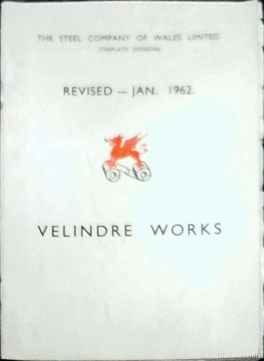 Livros em segunda m&atilde;o: Velindre Works Tinplate Division - Steel Company of Wales Limited: