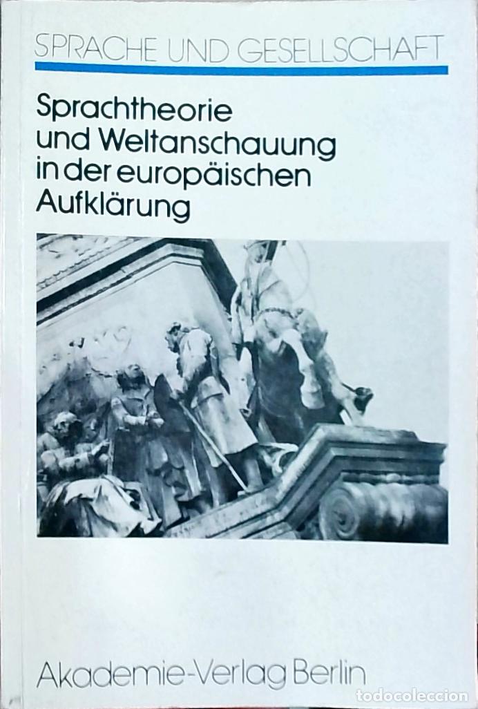 books: Sprachtheorie und Weltanschauung in der europ&auml;ischen Aufkl&auml;rung - Ulrich Ricken: