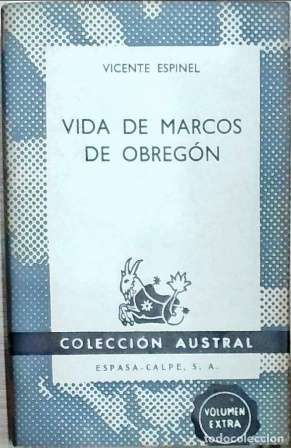Libros: Vida de Marcos de Obreg&oacute;n - Vicente Espinel: