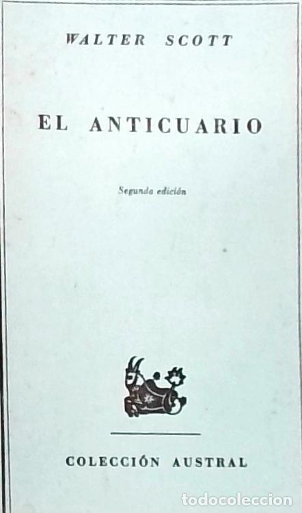 Libros: El anticuario - Walter Scott: - Foto 1
