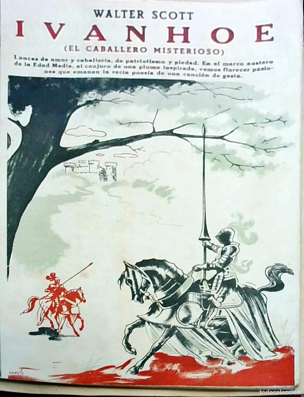 Libros: Ivanhoe (El Caballero Misterioso) - Walter Scott: - Foto 1
