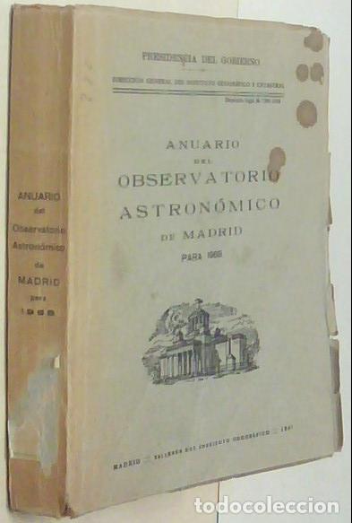 B&uuml;cher: Anuario del Observatorio Astron&oacute;mico de Madrid para 1968 - AA. VV.: