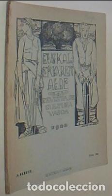 B&uuml;cher: Euskaleriaren Aede. Revista de Cultura Vasca. Abril, 1922. N&ordm; 220 - AA. VV.: