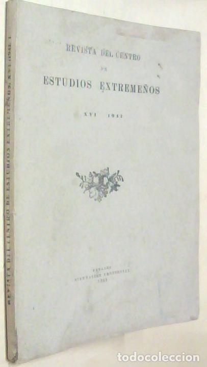 B&uuml;cher: Revista del Centro de Estudios Extreme&ntilde;os. XVI. 1942 - AA. VV.: