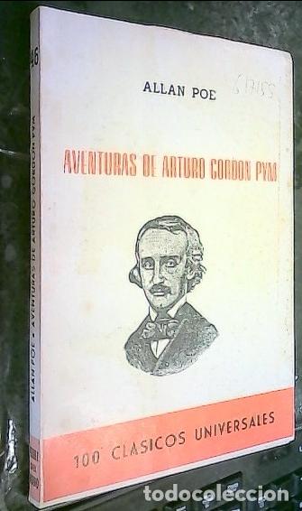 Libros: Aventuras de Arturo Gordon Pym - Allan Poe, Edgar: