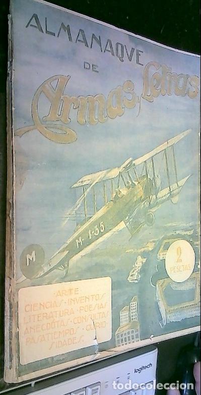 Libros: Almanaque de Armas y Letras A&ntilde;o II, n&ordm; 24 Diciembre 1921. Arte, ciencias, inventos, literatura, poes