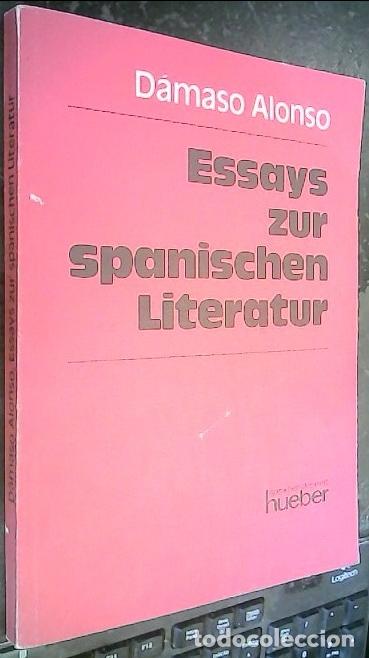 Libros: Essays zur spanischen Literatur - Alonso, D&aacute;maso: