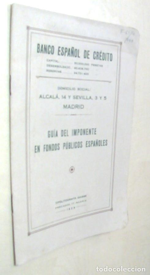 Libros: Gu&iacute;a del imponente de fondos p&uacute;blicos espa&ntilde;oles - ANONIMO: - Foto 1