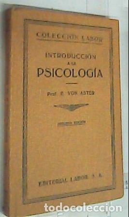 Libros: Introducci&oacute;n a la psicolog&iacute;a - Aster, E. Von: - Foto 1