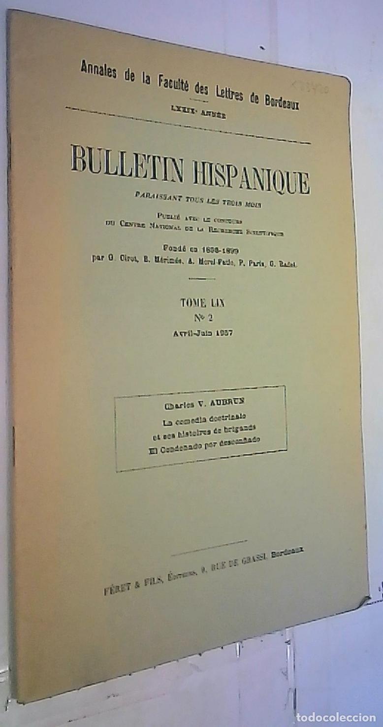 Libri di seconda mano: La comedia doctrinale et ses histoires de brigands El Condenado por desconfiado. Separata - Aubrun,