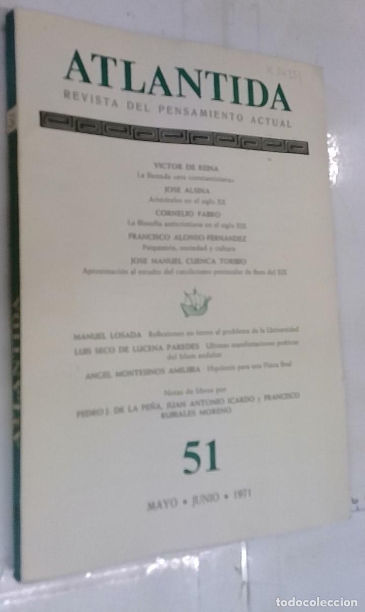 Libri di seconda mano: Atl&aacute;ntida n&ordm; 51. Mayo - Junio. Revista del Pensamiento Actual - Autores Varios: