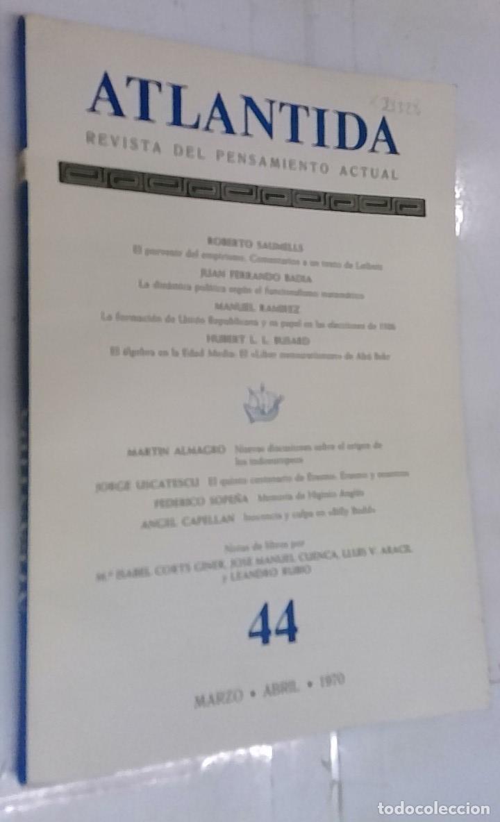 Libri di seconda mano: Atl&aacute;ntida n&ordm; 44. Marzo - Abril. Revista del Pensamiento Actual - Autores Varios: