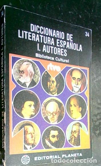 Libri di seconda mano: Diccionario de la literatura espa&ntilde;ola. Tomo 1. Autores - Autores Varios: