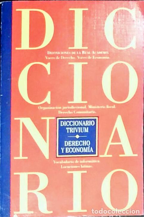 B&uuml;cher: Diccionario Trivium de derecho y econom&iacute;a - Autores Varios: