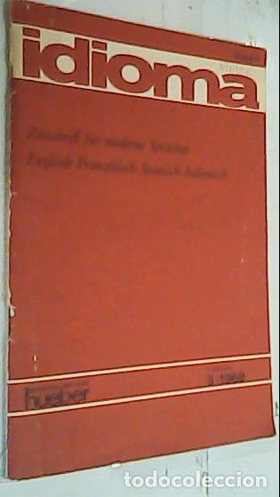 books: Idioma 6 Jahrgang, 3 / 1969. Zeitschrift fur moderne Sprachen English Franzosisch Spanisch Italienis